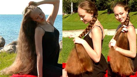 RealRapunzels Perfect Long Hair Brushing By The Water Preview YouTube