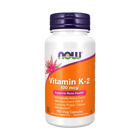 Now Foods Vitamin K Mcg Veg Caps Envios Em H