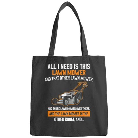 Mens Lawnmower Lawn Mower Caretaker Mowing Gardener Dad4 Bags Sold By