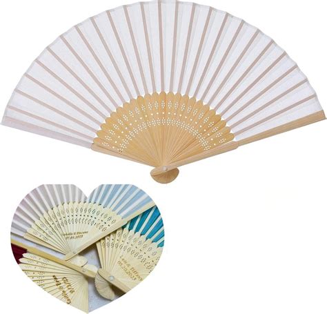 Personalized Engraved Silk Fans Folding Hand Fans Summer Wedding Fans Custom Silk