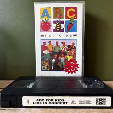 1993 Abc For Kids Video Live In Concert Wiggles Mick Conway Vhs Pal