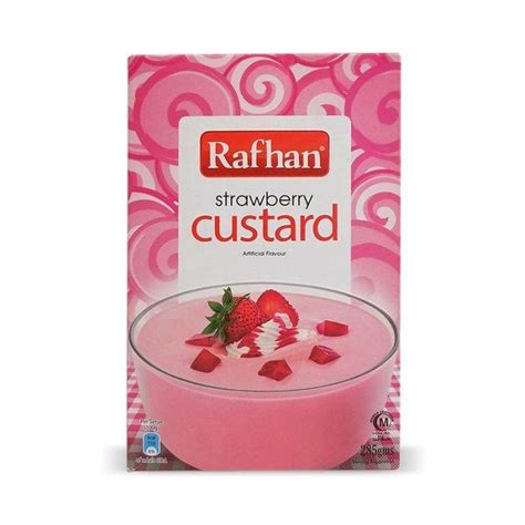 Rafhan Custard Strawberry 275gm Side Effects ₨ 190 Buy Online Khasmart