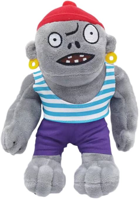 Pvz Plush Come With 50pcs Stickers Pvz Little Giant Figures Plush Stuffed Toy Zombie Plant