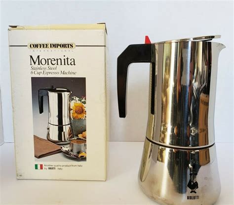 Bialetti Venus 06969 Stovetop Espresso Coffee Maker 6 Cup Stainless Steel For Sale Online Ebay