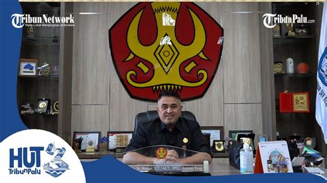 UCAPAN HUT TribunPalu Rektor Universitas Tadulako Prof Dr Ir Amar