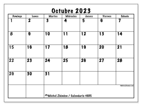 Calendario 2023 Fechas Importantes Octubre Doce - IMAGESEE