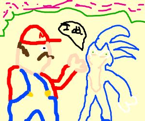 Gay Mario Marries Gay Sonic Drawception