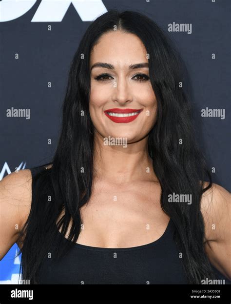 Los Angeles Usa 04th Oct 2019 Nikki Bella Wwe 20th Anniversary