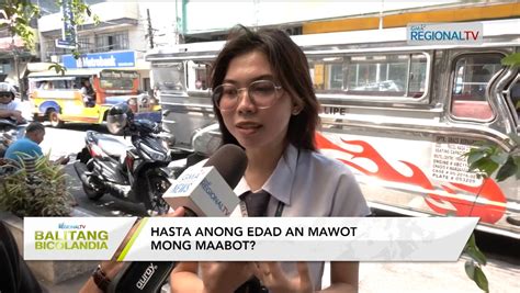 Anong Say Mo? Hasta anong edad an mawot mong maabot?