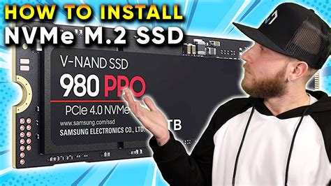 How To Install An M 2 Ssd Installation Tutorial With Samsung 980 Pro M2 Ssd Drive Youtube