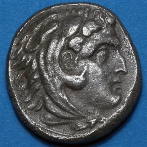 ANCIENT GREEK COIN SILVER Tetradrachm Alexander The Great Ca 336 323 B