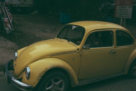 Fotos Gratis Coche Vendimia Rueda Vehículo Amarillo Coche