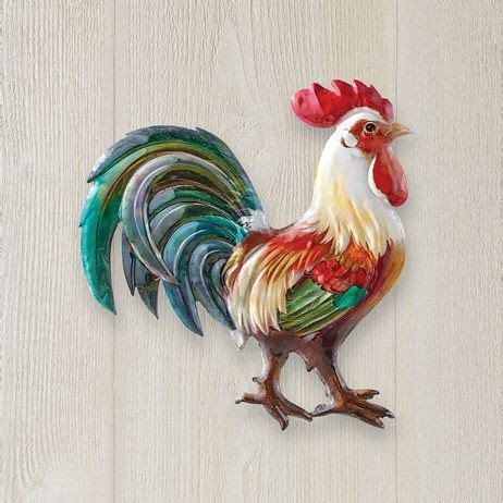 Colorful Country Roosters Wall Art Collections Etc Rooster Wall