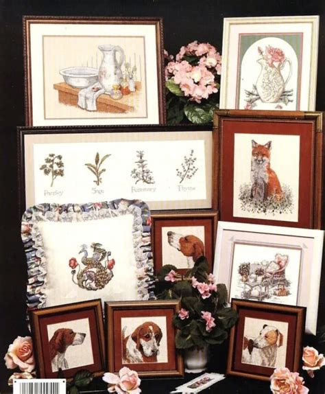 15 GRILLES POINT De Croix RENARD SALLE DE BAIN 15 Cross Stitch Chart