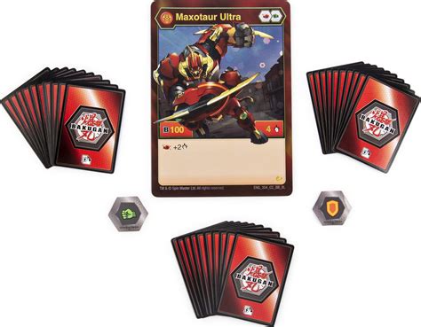 Bakugan Deluxe Battle Brawlers Card Collection With Jumbo Foil Maxotaur Ultra Card For Ages 6