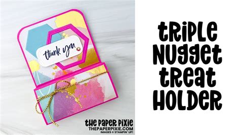 Triple Nugget Treat Holder Tutorial YouTube