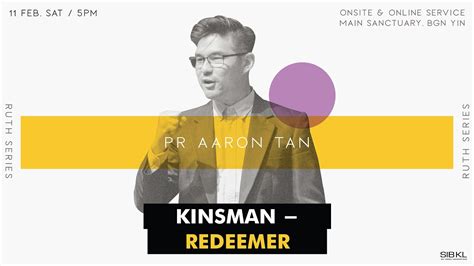 Ruth 4 Kinsman Redeemer Pr Aaron Tan 11 Feb 2023 5 00pm Gmt 8