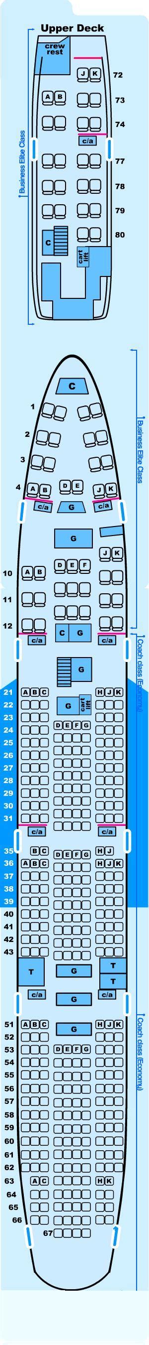 Seat Map Atlantic Boeing B A Visual Reference Of Charts Chart Master