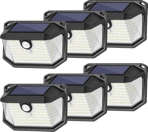 Amazon Hmcity Luces Solares Para Exteriores Led Con