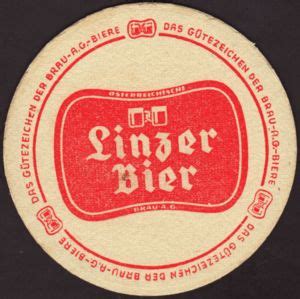 Beer Coaster Linzer Bier Brau Ag Brau Union Sterreich Austriacol