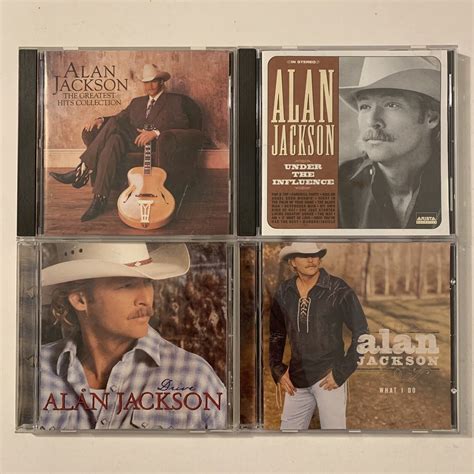 Lot Of 4 Alan Jackson Country Music Cds Greatest Hits Under The