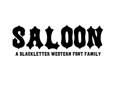 Saloon Font By The Tenacious Type Studio · Creative Fabrica