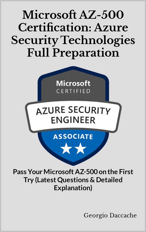 Microsoft Az Certification Azure Security Technologies Full