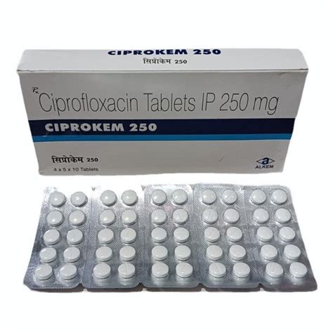 Mg Ciprofloxacin Tablets Ip At Rs Stripe Ciprofloxacin Tablets