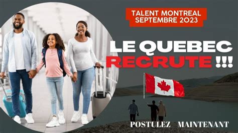 Recrutement Massif Des Enseignants Au Quebec En 2023 YouTube