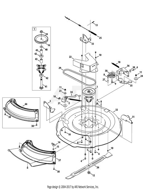 Troy Bilt Mower Parts Diagrams