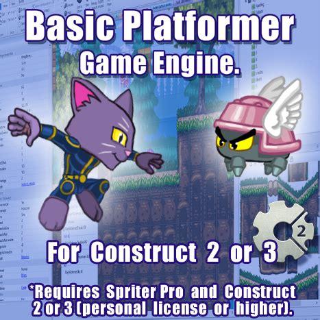 Basic Platformer Game Engine For Construct 2 Or 3 BitBeamCannon