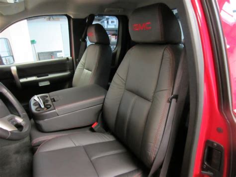 Leather Interior Upgrade In Gmc Sierra Thirlls Marquette Client