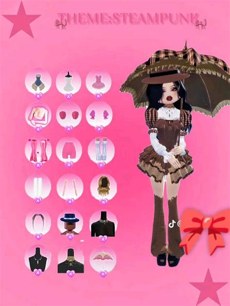 DTI Roblox theme: steampunk in 2024 | Vip dress, Dress to impress, Impress