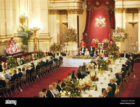 The state banquet hosted by Queen Elizabeth II in honour of President of Singapore Tony Tan Keng ...