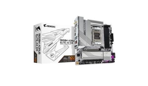 Gigabyte Emaplaat B M Aorus Elite Ax Ice Supports Amd Ryzen Cpus