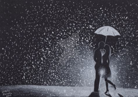 Kissing in the Rain by withlove-marcela on DeviantArt