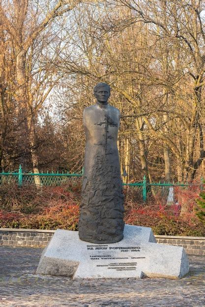 Czestochowa Polonia De Enero De Escultura De Jerzy Popieluszko