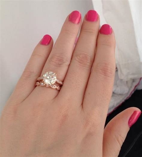 Peach Gold Rose Gold Wedding Set Omg Im In Love Fanphobia Celebrities Database