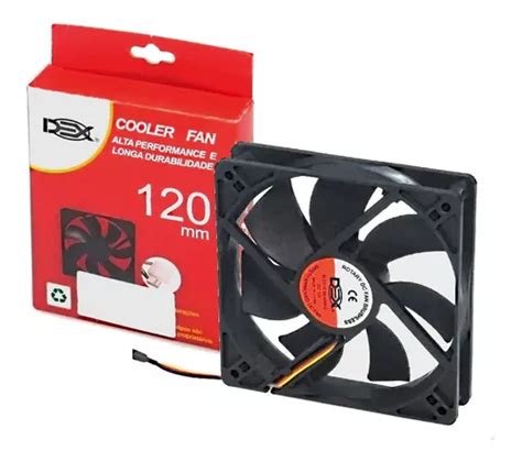 Cooler Fan Preto Ventoinha 120x120mm 12v Para Gabinete Fonte MercadoLivre