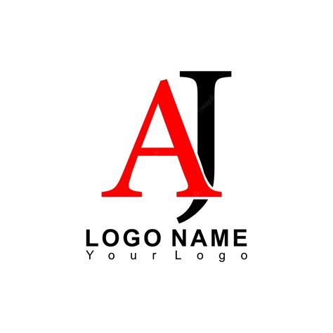 Premium Vector Aj Letter Logo Design