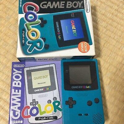 Used Game Boy Color Blue Manufacturer discontinued With box and ...