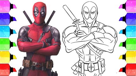 How To Draw Deadpool Narrated Easy Step By Step Tutorial Drawing Extra Youtube