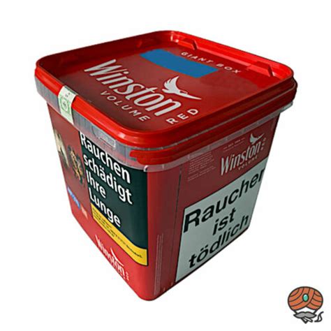 Winston Red Rot Volumentabak Giant Box 220g 4032800055597 EBay