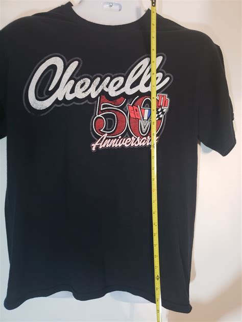 Chevy Chevelle T Shirt American Muscle 50th Anniversary Race Car Tee