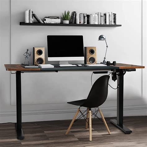 Spboomlife Electric Standing Desk Height Adjustable Home Office Desks