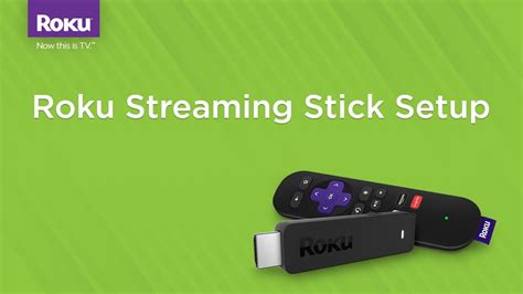 How To Set Up The Roku Streaming Stick Model 3600 Youtube