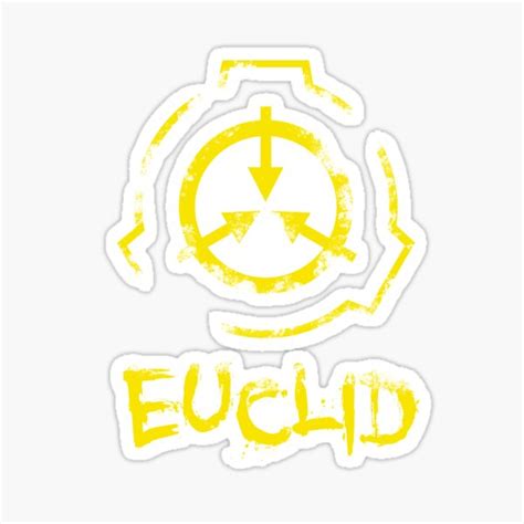 Scp Foundation Euclid Sticker For Sale By Rebellion 10 Redbubble