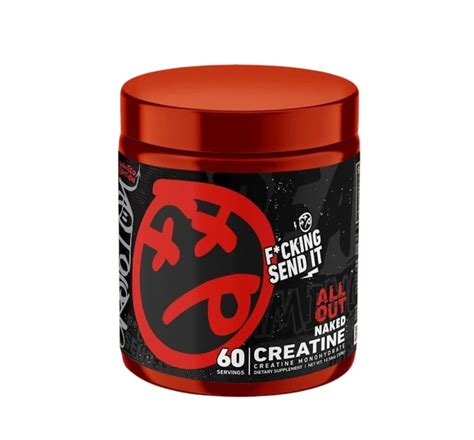 Skeleton Nutrition All Out Naked Creatine Servings Super Supplement