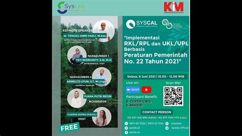 Webinar Implementasi Rkl Rpl Berbasis Pp Youtube