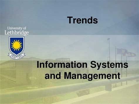 Ppt Trends Information Systems And Management Powerpoint Presentation